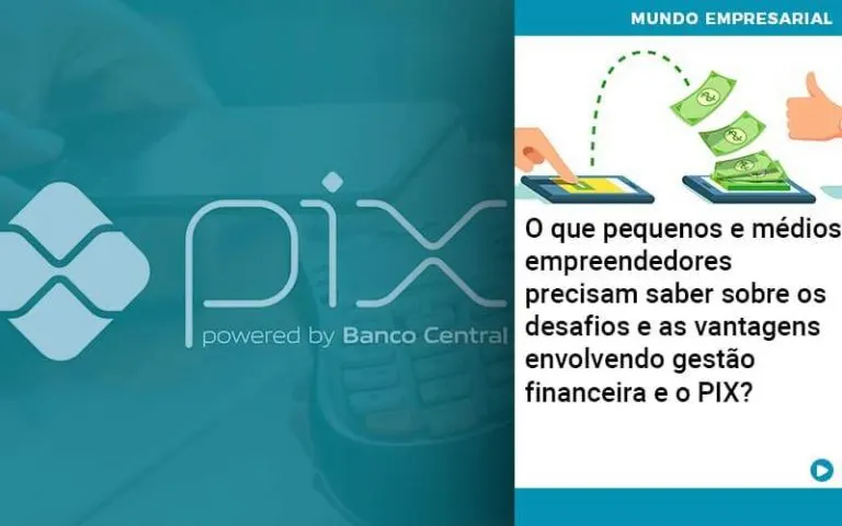O Que Pequenos E Médios Empreendedores Precisam Saber Sobre Os Desafios E As Vantagens Envolvendo Gestão Financeira E O Pix - Quero montar uma empresa