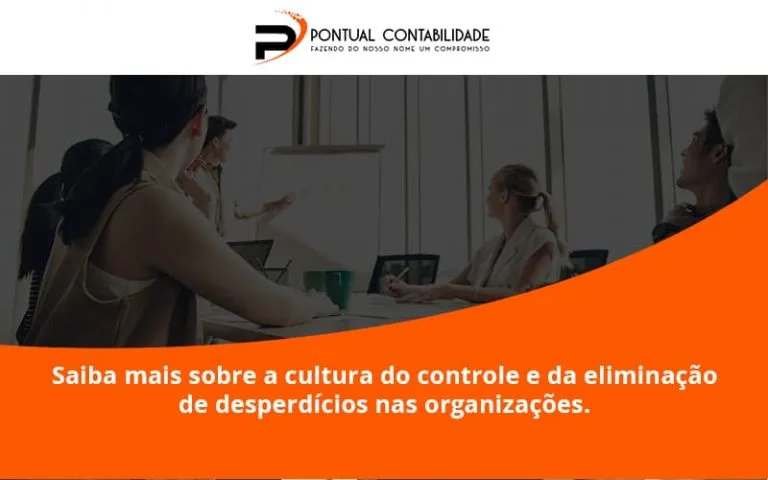 Saiba Mais Sobre A Cultura Do Controle E Da Eliminação De Desperdícios Nas Organizações. Pontual Contadores - Contabilidade em Mogi das Cruzes - SP | Pontual Contabilidade