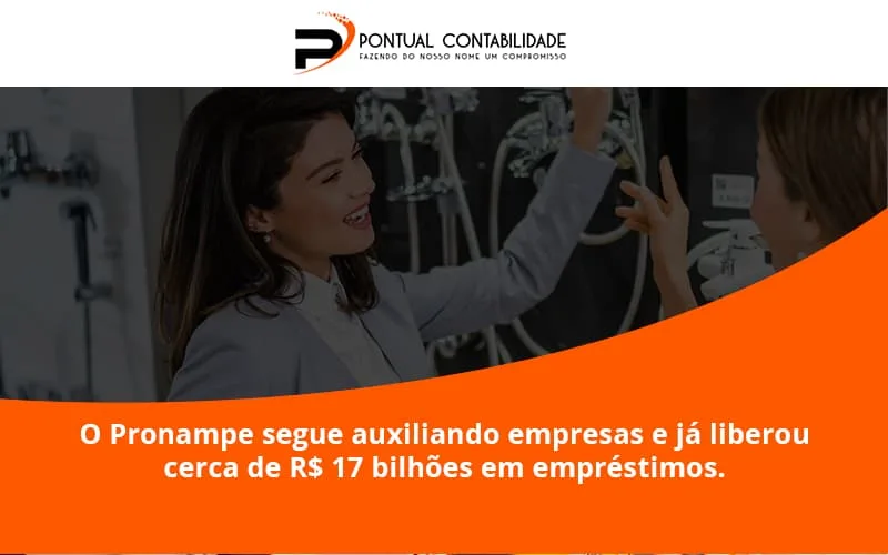 O Pronampe Segue Auxiliando Empresas E Já Liberou Cerca De R$ 17 Bilhões Em Empréstimos. Saiba Mais Pontual Contadores - Contabilidade em Mogi das Cruzes - SP | Pontual Contabilidade
