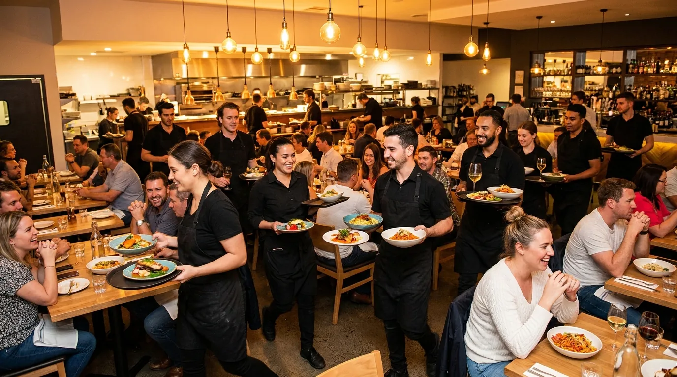 Entenda como o contrato intermitente para restaurante pode otimizar a contratação de garçons extras em picos de movimento, evitando custos fixos desnecessários.